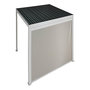 Voir la diapositive 1 : HESPERIDE Store 3 m pour pergola bioclimatique Evora 4 x 3 m argile - Hespéride