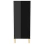 Voir la diapositive 5 : VIDAXL Buffet noir brillant 57x35x90 cm bois d'ingenierie