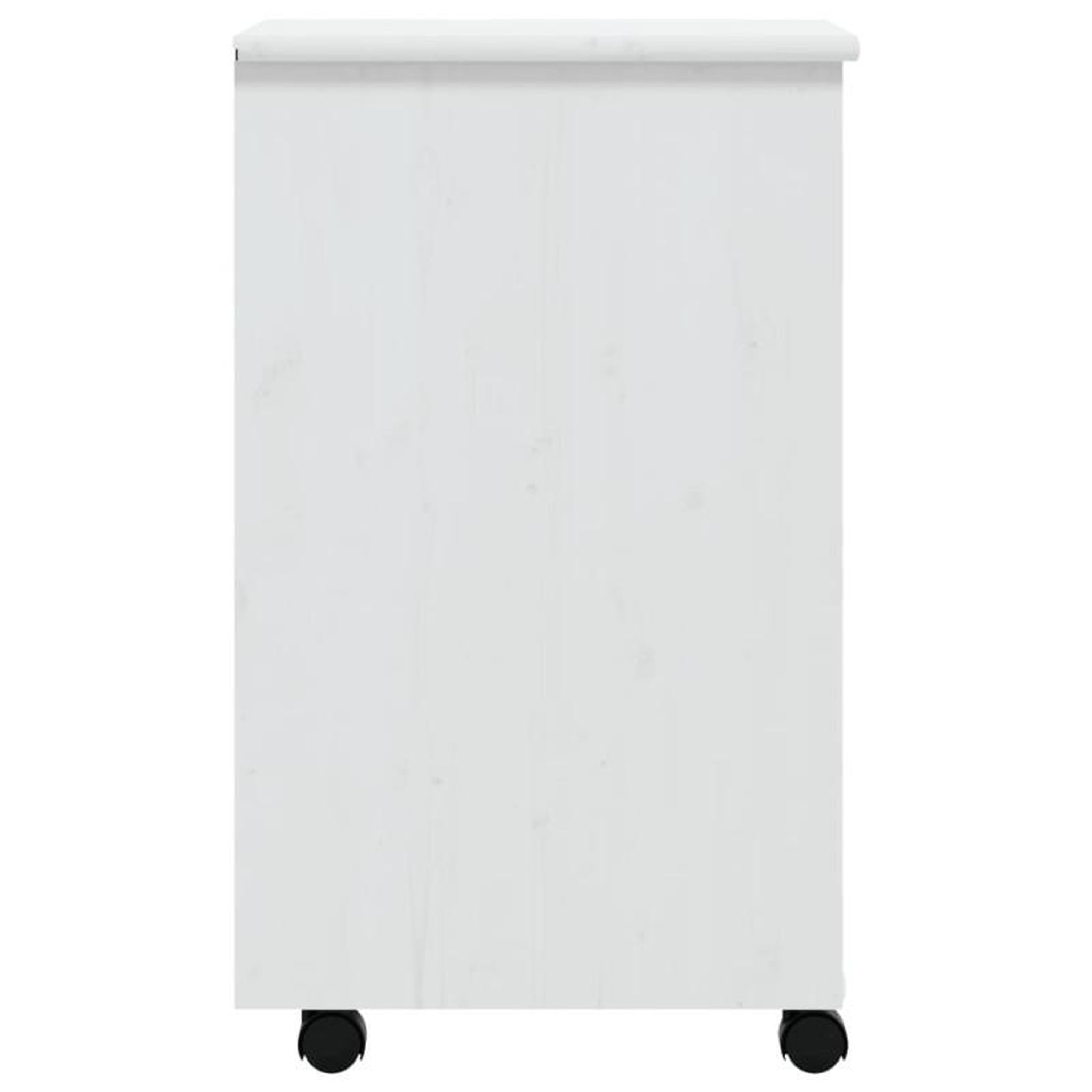 Voir la diapositive 5 : VIDAXL Armoire roulante avec tiroirs MOSS blanc bois de pin solide