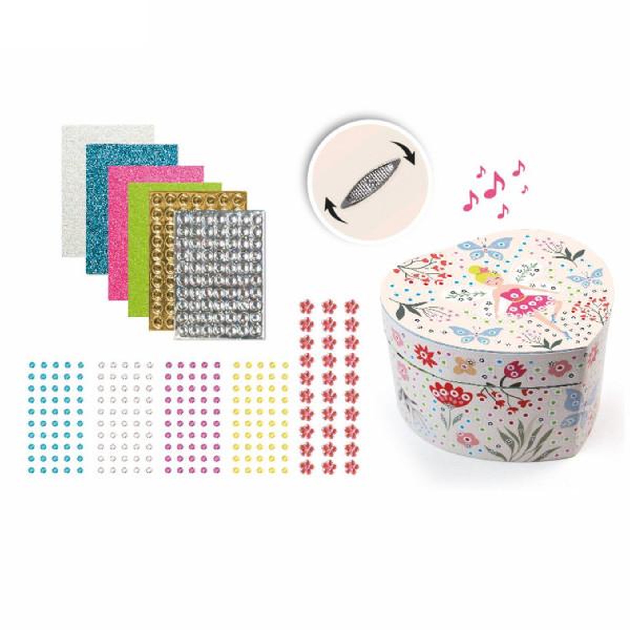 Voir la diapositive 4 : SYCOMORE 3D Mosaiques - SYCOMORE - Stick'N Fun - Boîte a musique coeur - Des 5 ans