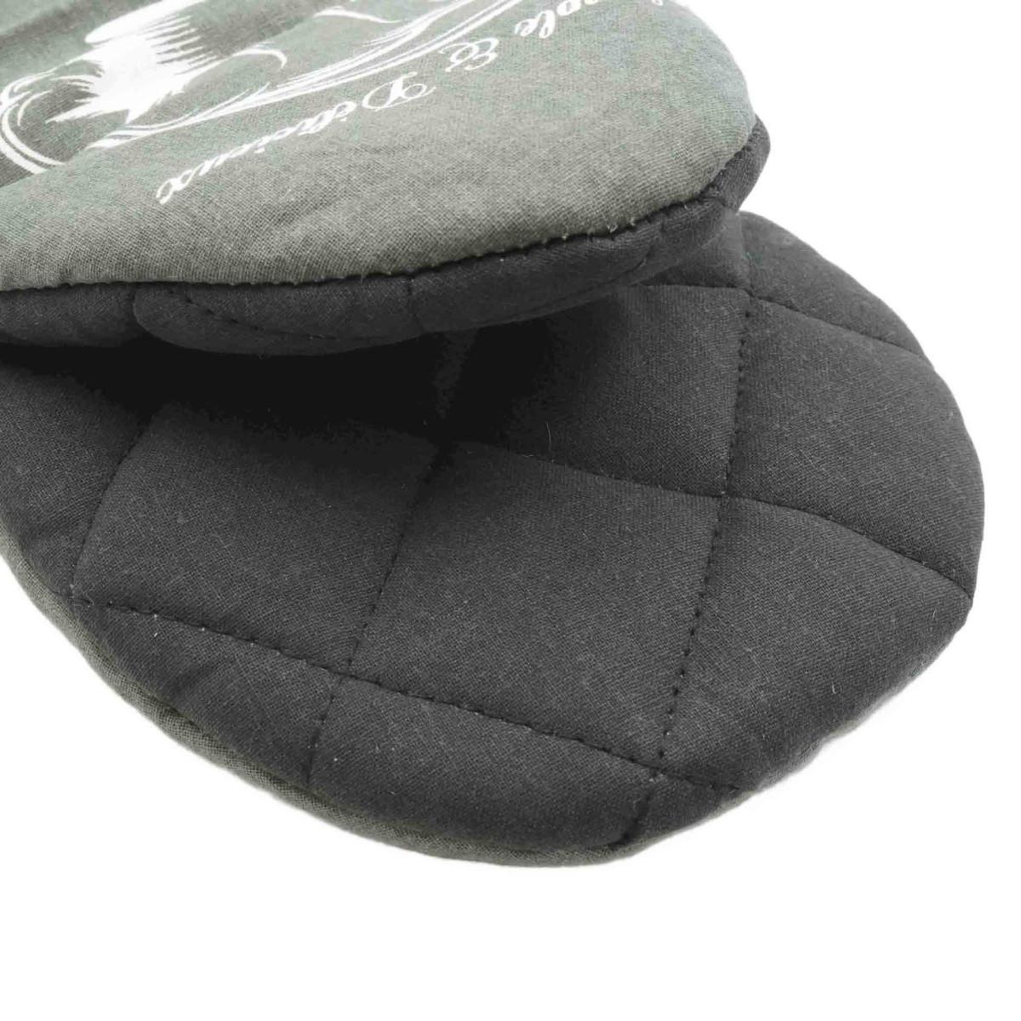 Voir la diapositive 2 : Douceur d'Intérieur Gant de cuisine à pince  grand chef  24cm gris