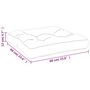 Voir la diapositive 6 : VIDAXL Coussin de palette motif de feuilles 60x60x12 cm tissu