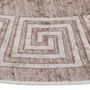 Voir la diapositive 2 : VIDAXL Tapis lavable antiderapant 120 cm beige