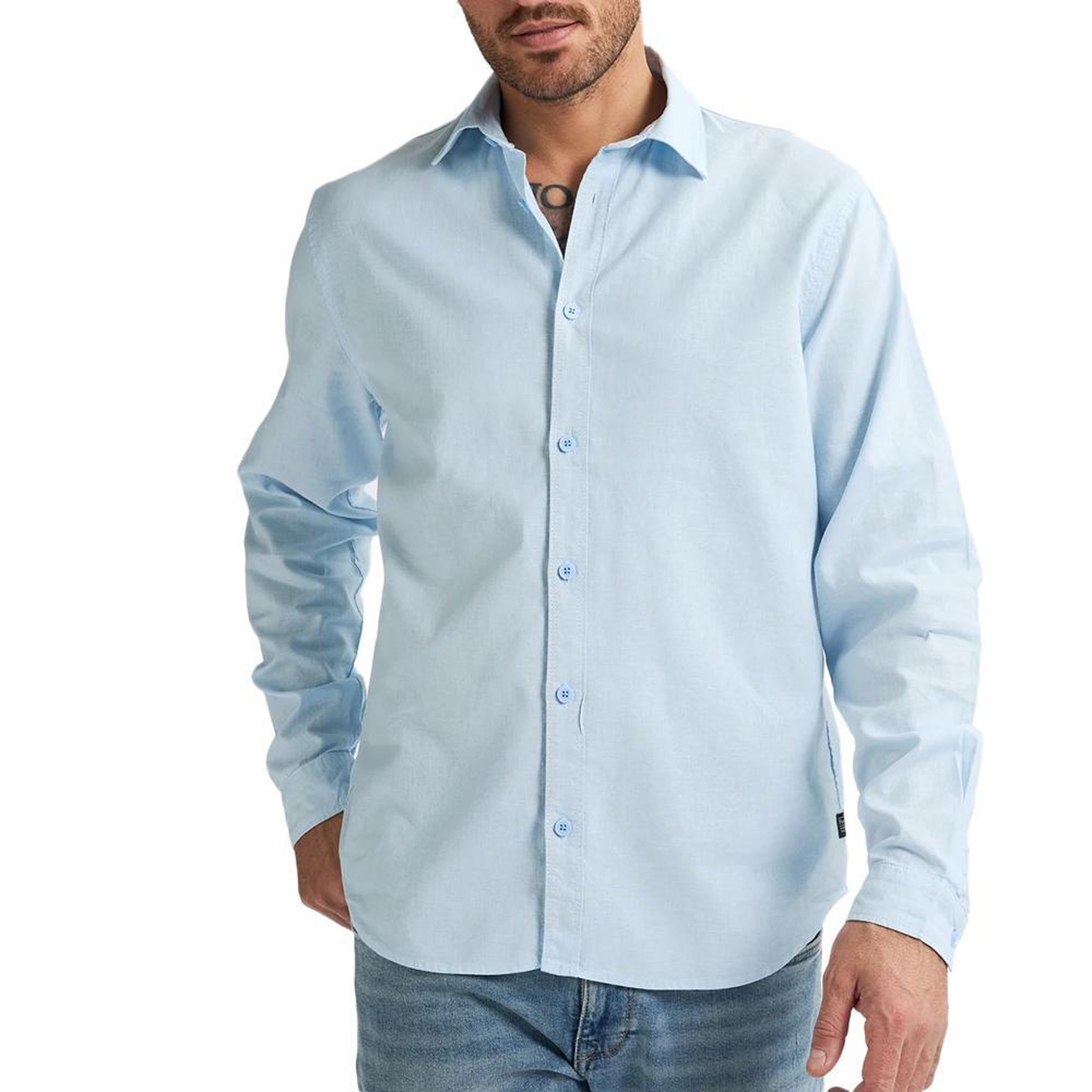 Petrol Industries Chemise  Homme Petrol Industries Shirt. Coloris disponibles : Bleu
