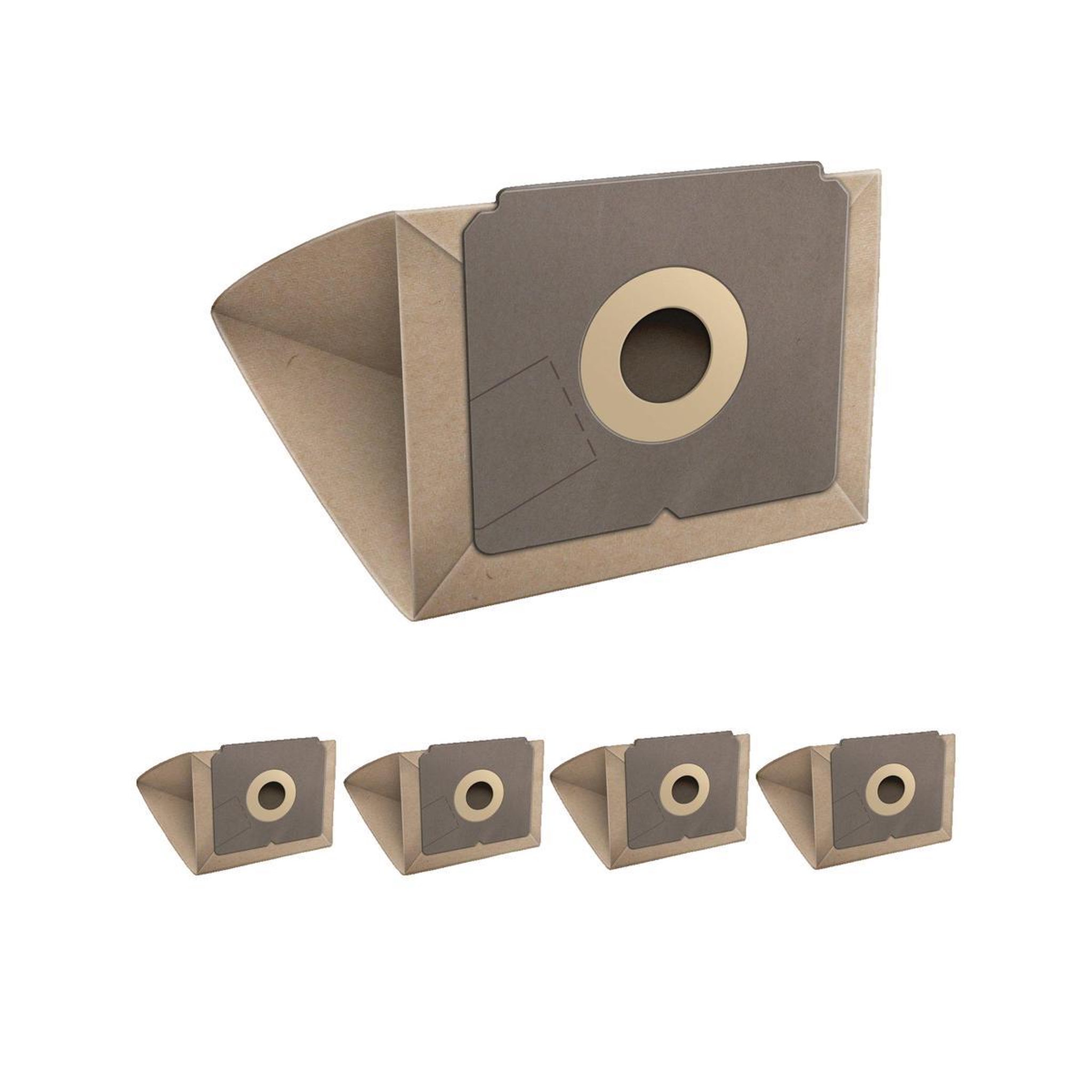 Voir la diapositive 2 : Inventum Lot de sacs pour aspirateurs invest 5905857140167 beige papier