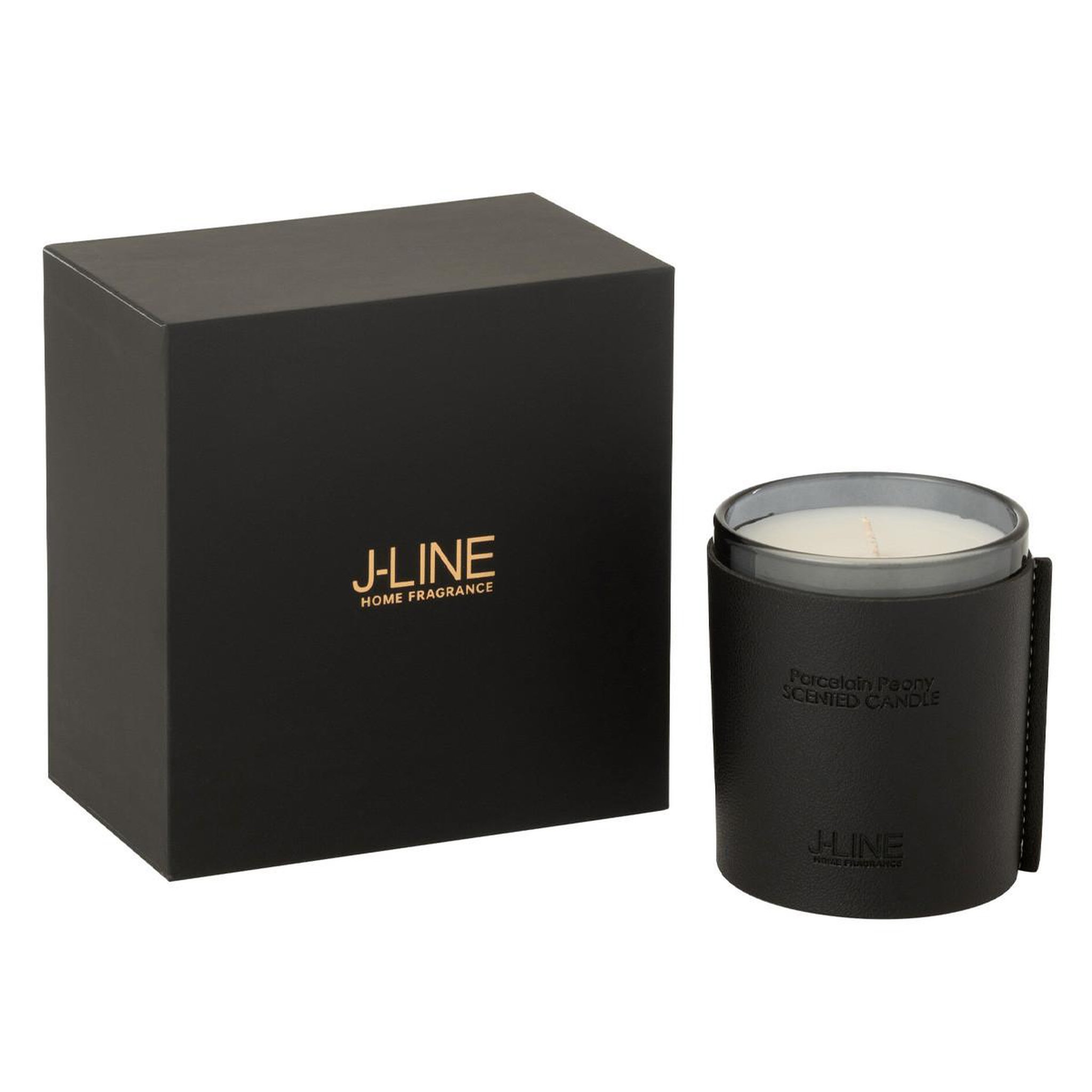 J-LINE Bougie Parfumée  Scented  14cm Black Diamond