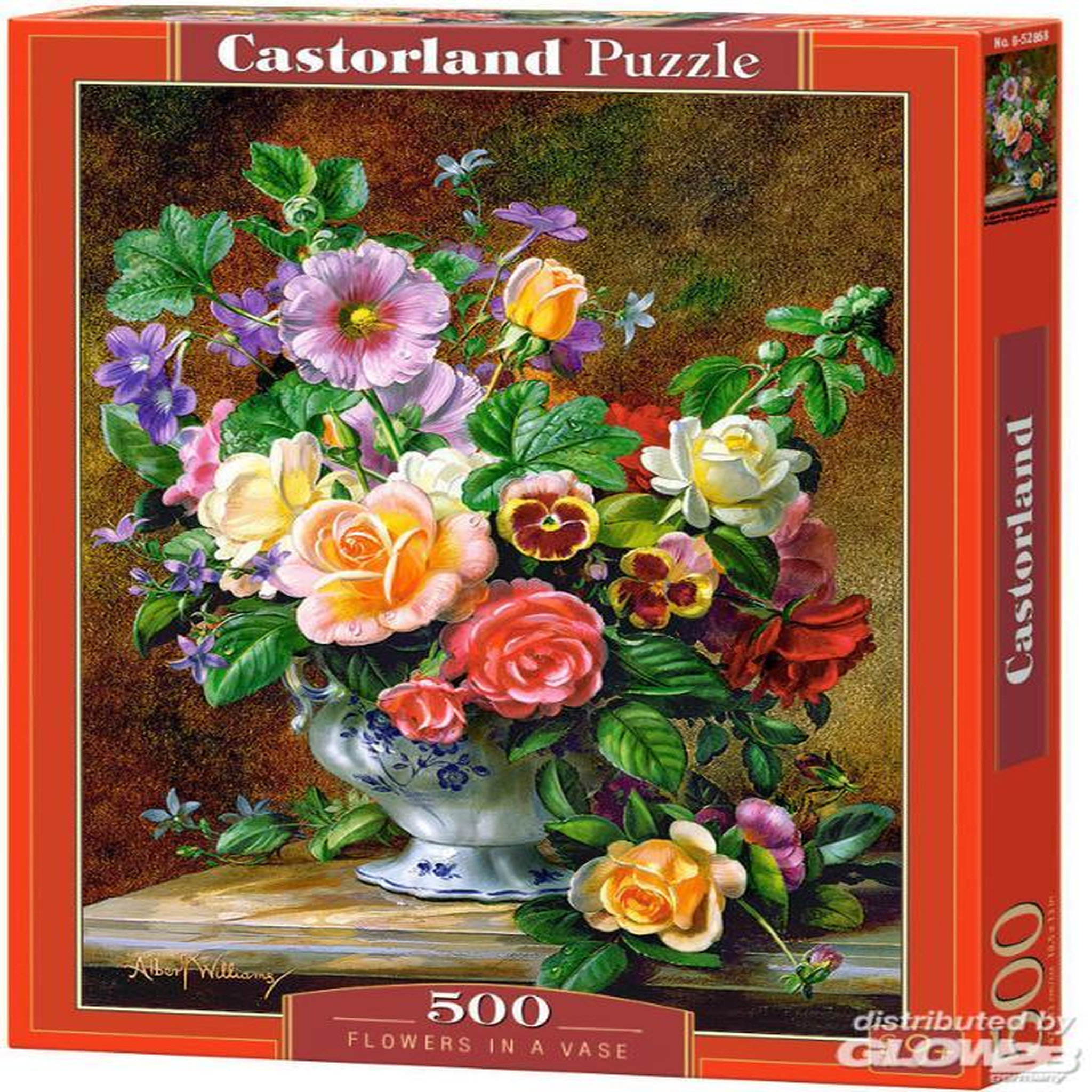 Voir la diapositive 3 : Castorland Puzzle 500 pièces : Fleurs dans un vase