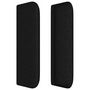 Voir la diapositive 4 : VIDAXL Tete de lit avec oreilles Noir 203x16x78/88 cm Tissu