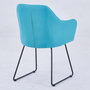 Voir la diapositive 4 : Paris Prix Fauteuil Design  Blida  87cm Bleu & Noir