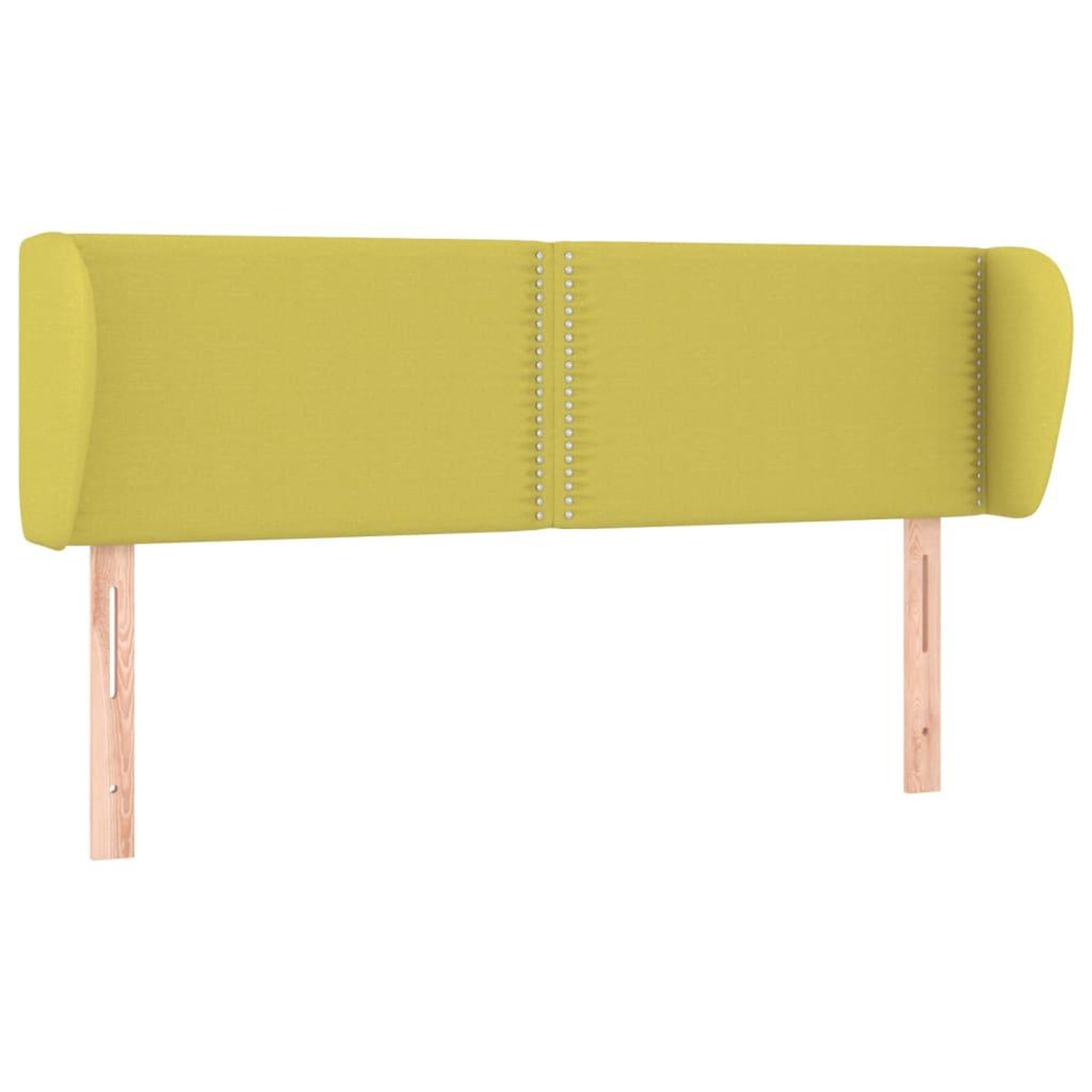 Voir la diapositive 2 : VIDAXL Tete de lit avec oreilles Vert 147x23x78/88 cm Tissu