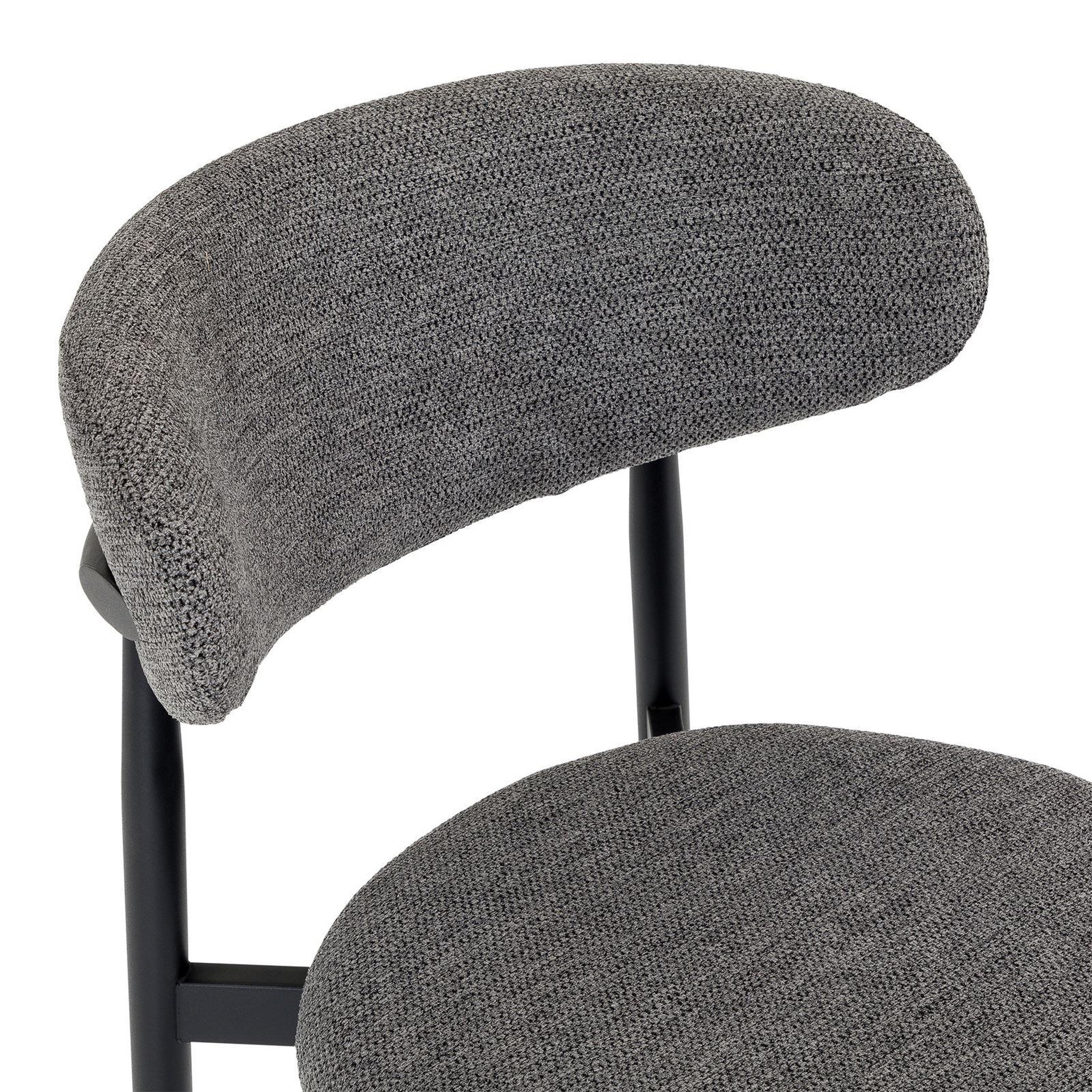 Voir la diapositive 5 : IDIMEX Lot de 2 chaises AZUL de salle à manger en tissu