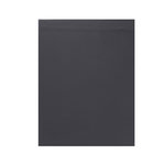 DODO Drap plat Studio Coton Carbone. Coloris disponibles : Gris