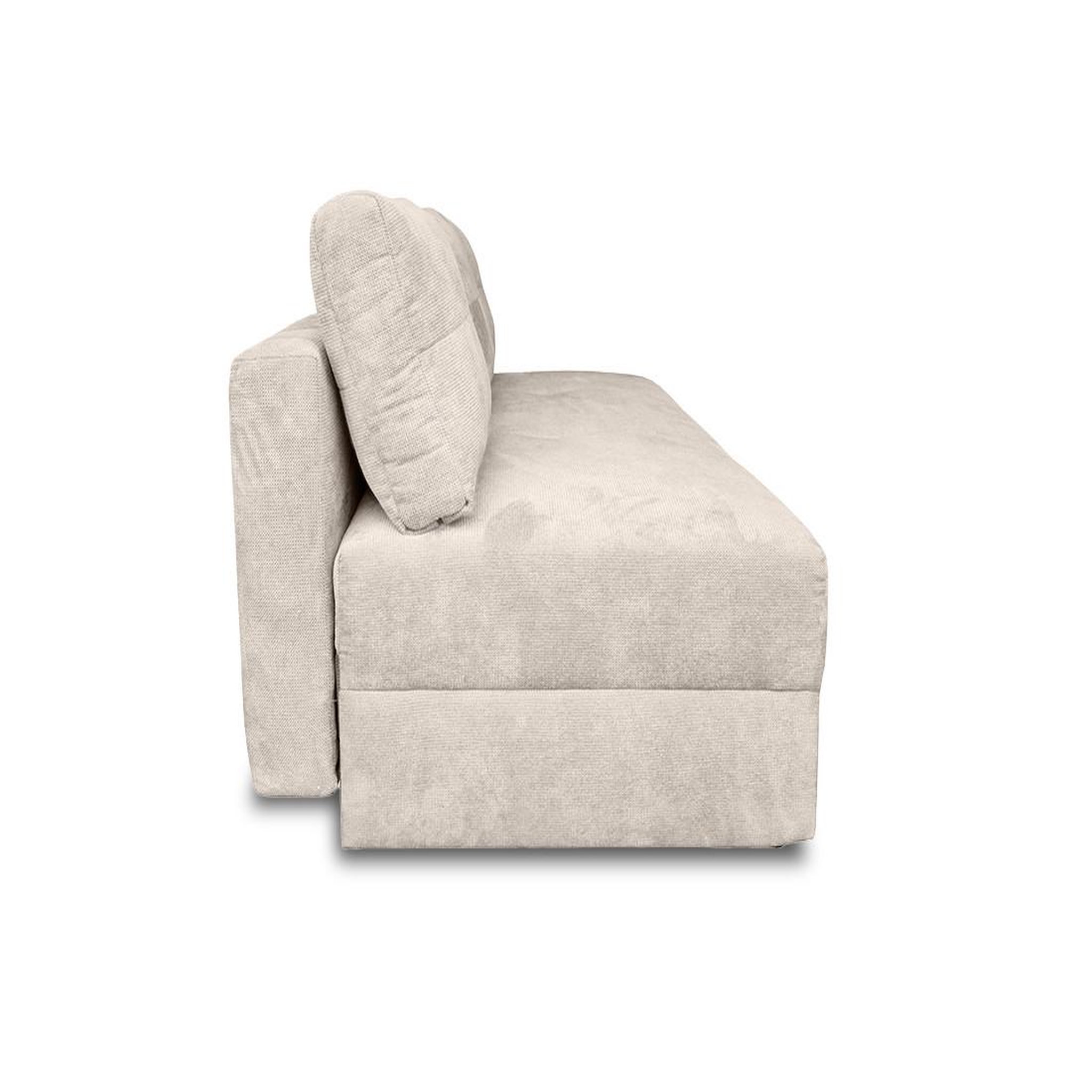 Voir la diapositive 6 : BEST MOBILIER Lucina - canapé droit 3 places - convertible avec coffre - en velours