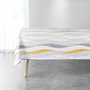Voir la diapositive 1 : Paris Prix Nappe Imprimée  Ondulys  150x240cm Jaune