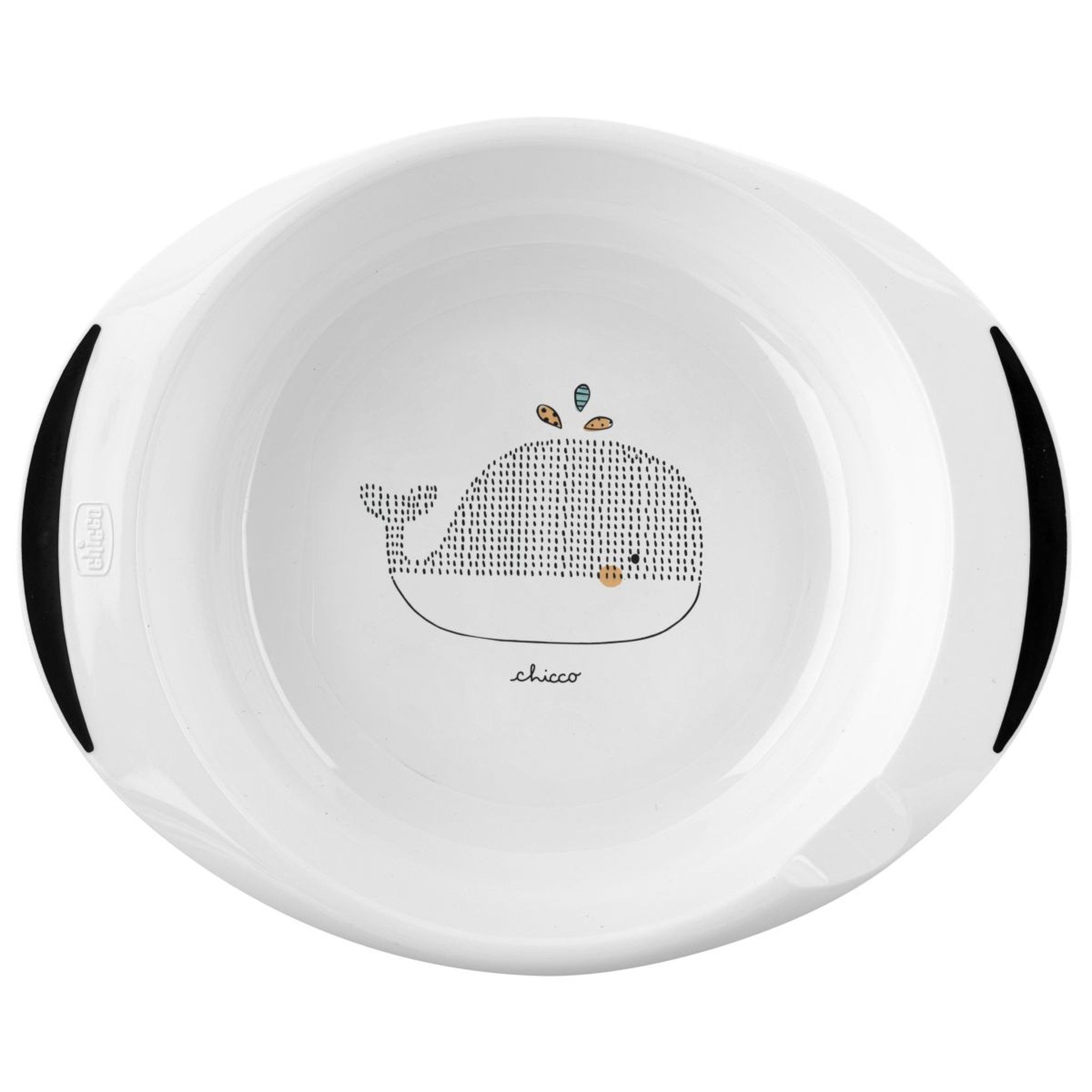 Voir la diapositive 2 : CHICCO Coffret repas black and white Bal 18M+