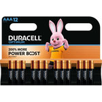 Duracell Pile LR03 AAA x12 OPTIMUM