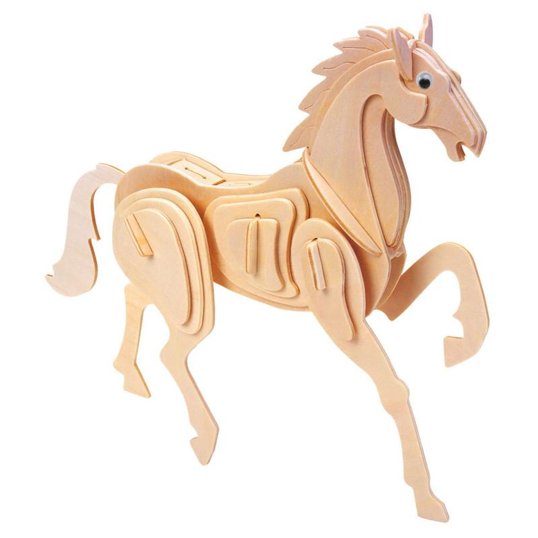 Voir la diapositive 1 : Eureka Toys Eureka - Gepetto's Jeux de construction en bois Kit 3D - cheval 52473164