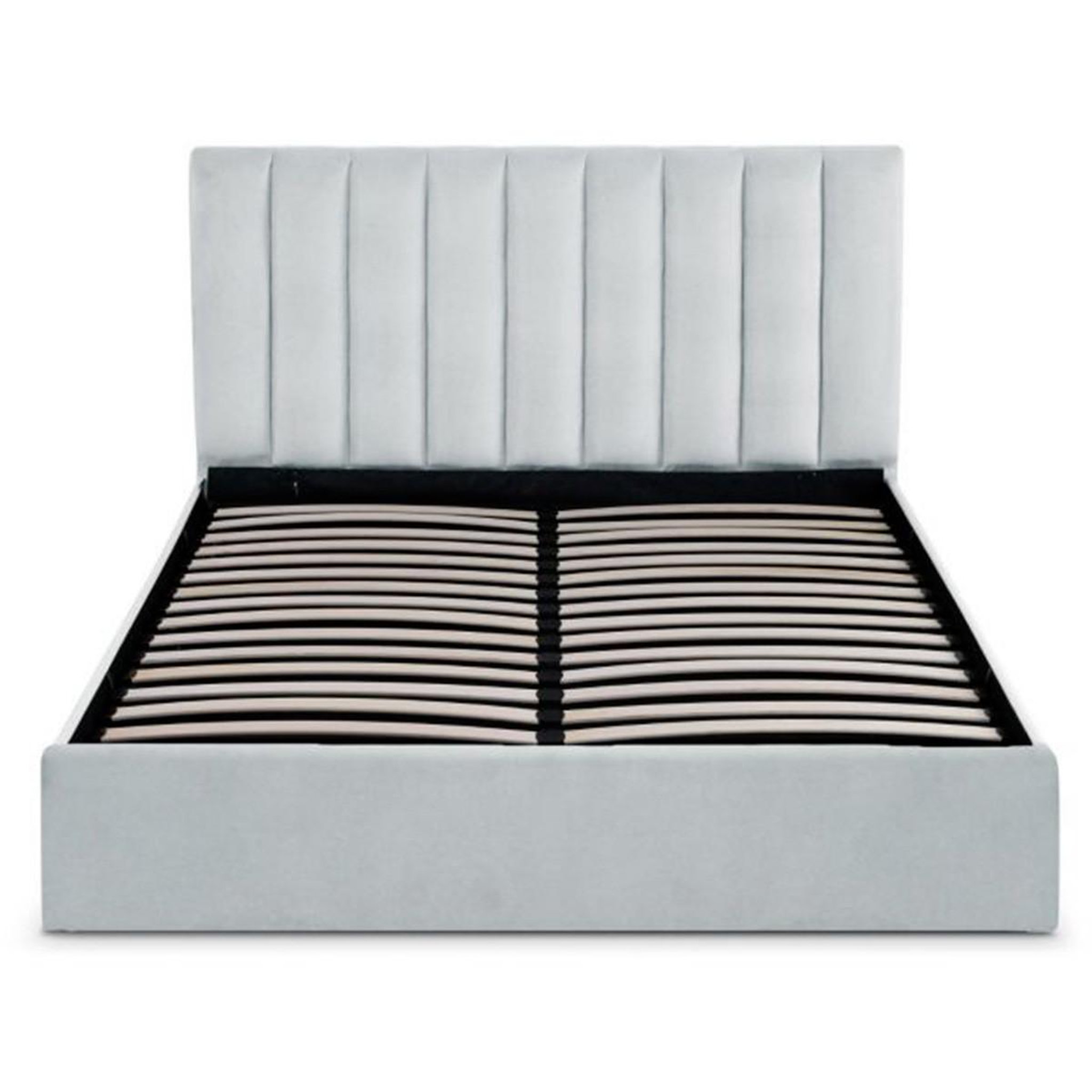 Paris Prix Lit coffre design velours  songa  160x200cm argent