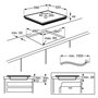 Voir la diapositive 4 : ELECTROLUX Table de cuisson à induction 60cm 4 feux 7200w noir - EIS62443