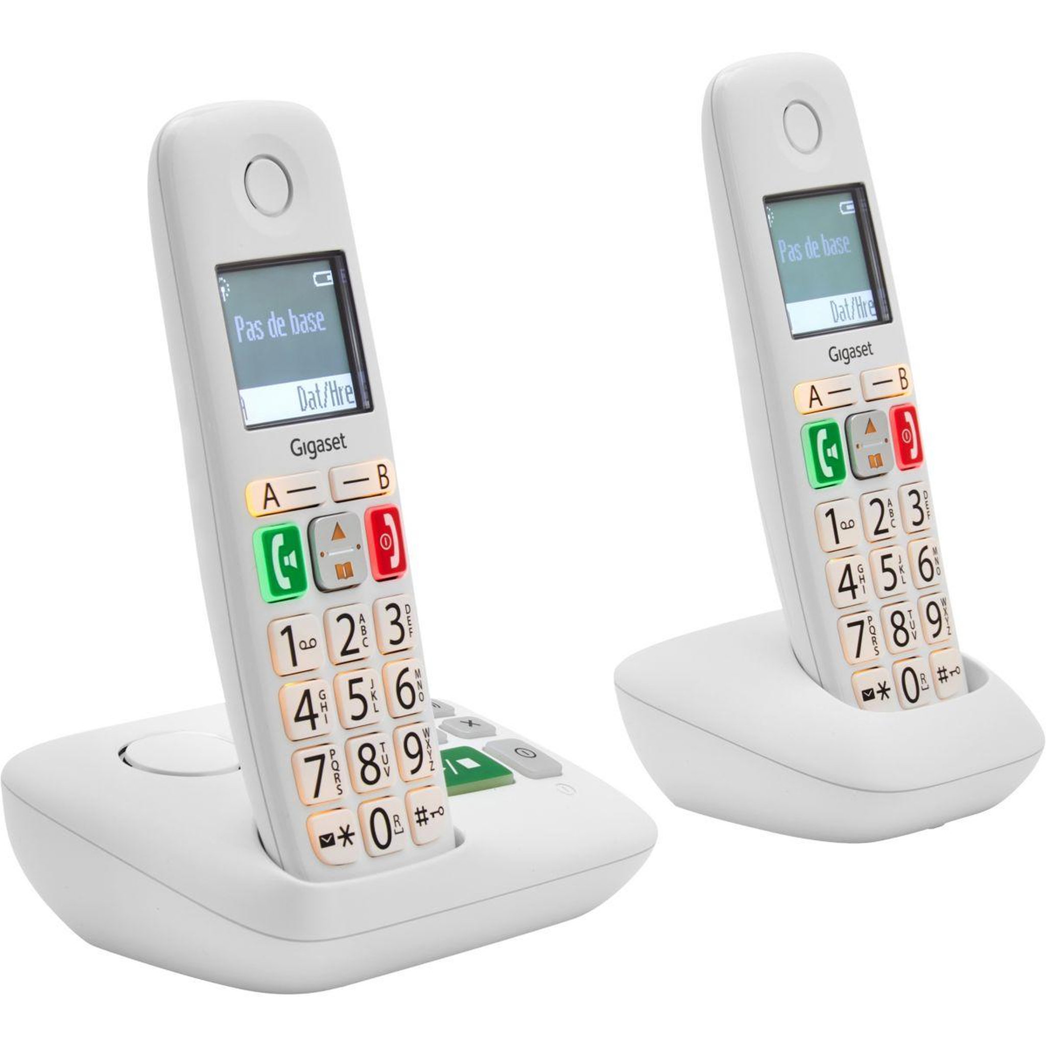 Voir la diapositive 1 : GIGASET Téléphone sans fil E290A Duo Blanc