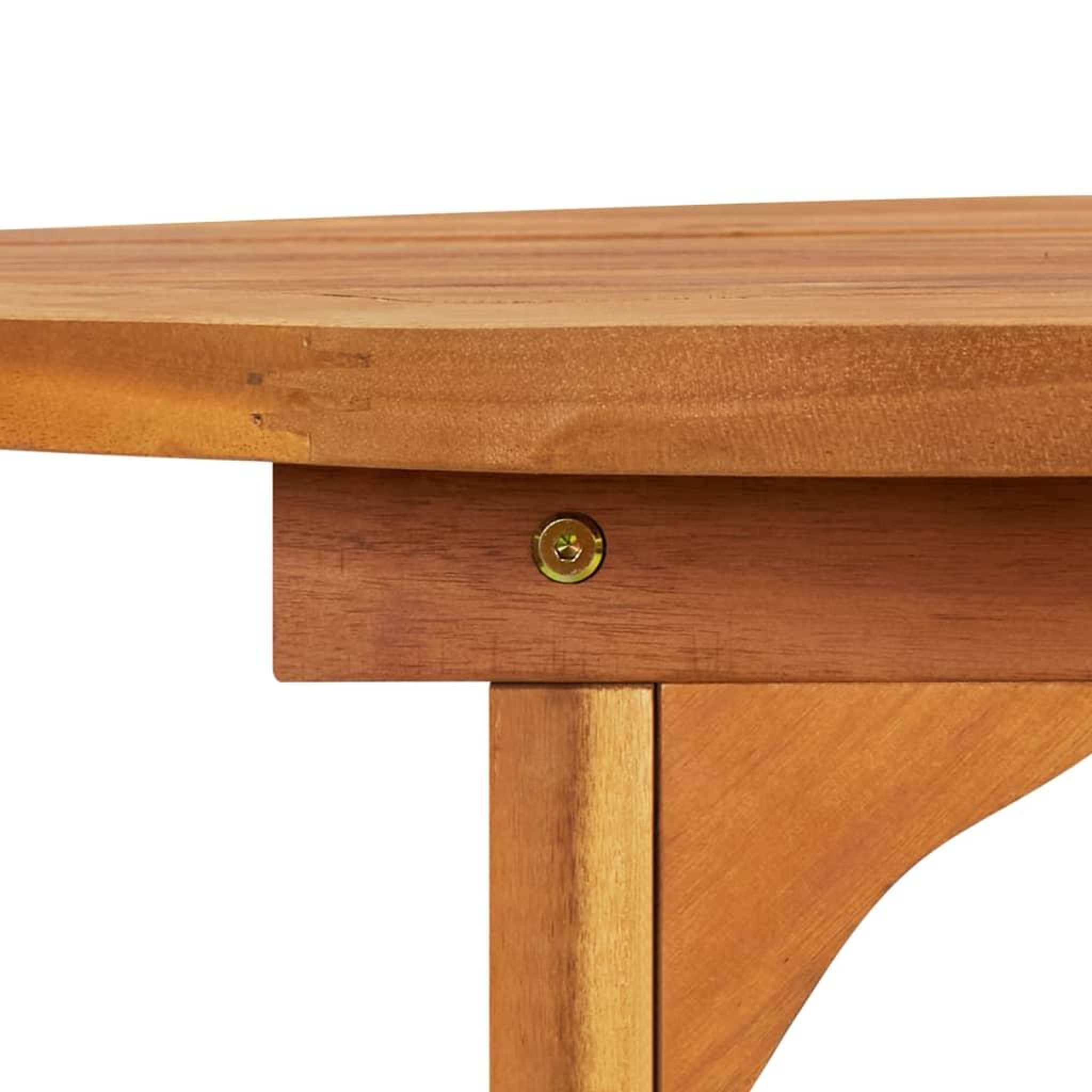Voir la diapositive 5 : VIDAXL Table a dîner de jardin 220x90x75 cm Bois d'acacia massif