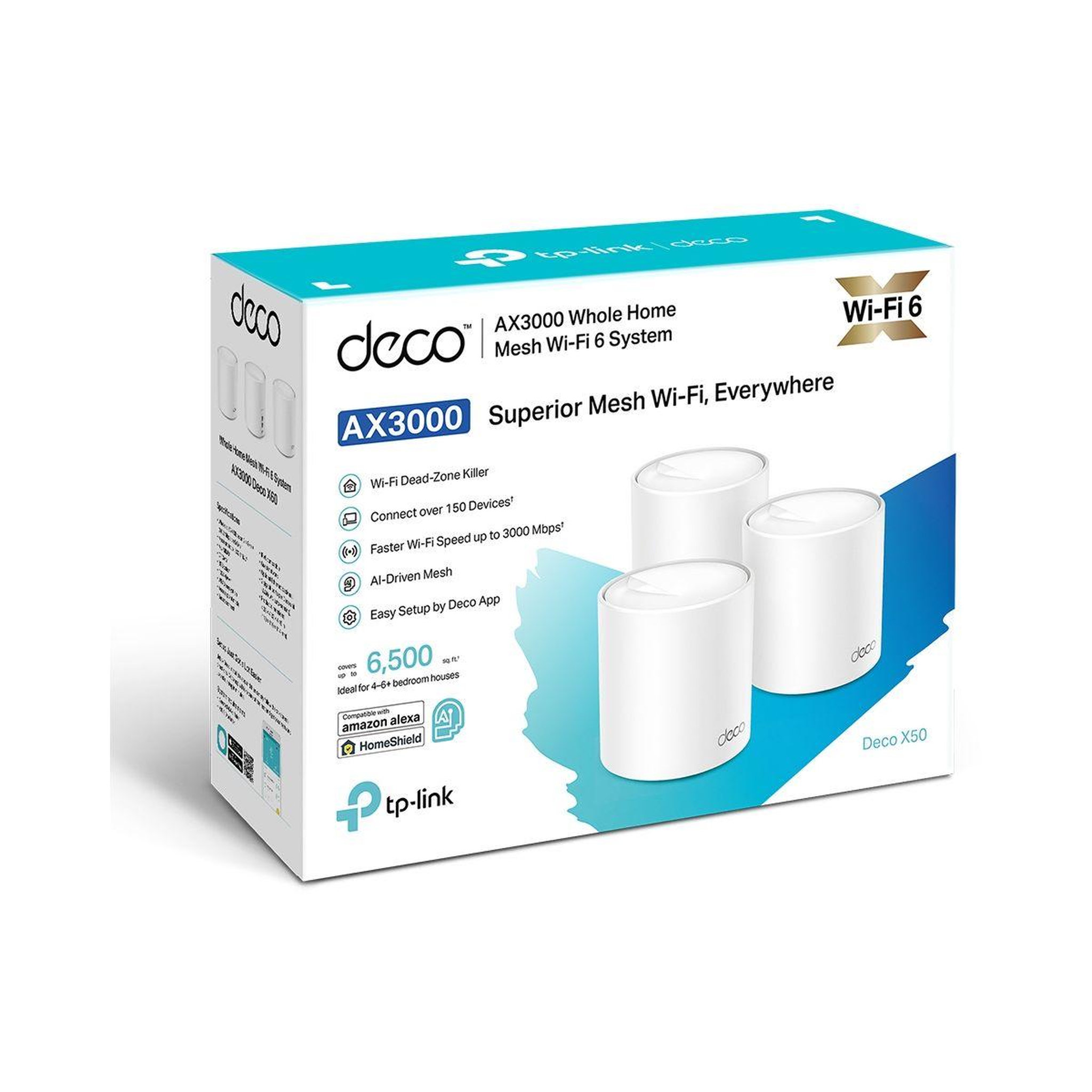 Voir la diapositive 5 : TP-LINK Routeur wifi deco x50 pack 3 - ax3000