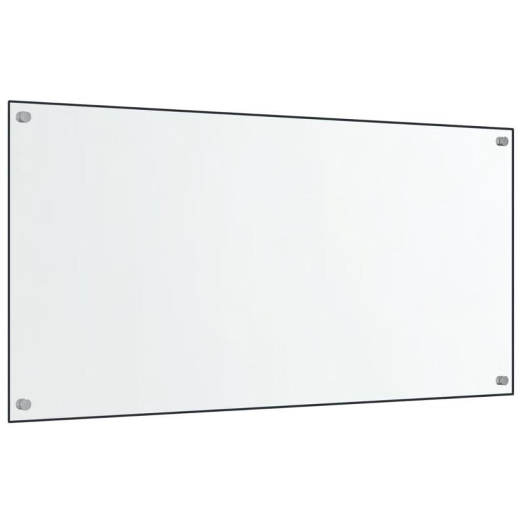 Voir la diapositive 4 : VIDAXL Dosserets de cuisine 2 pcs transparent 80x40 cm verre trempé