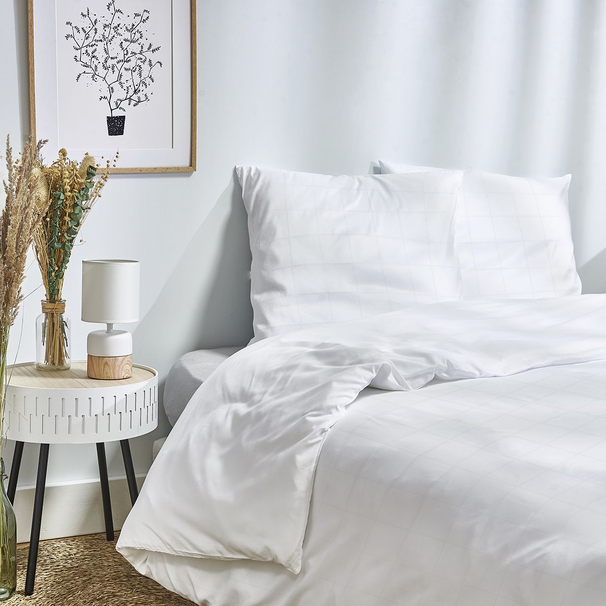 ACTUEL Parure housse de couette en microfibre  MILA