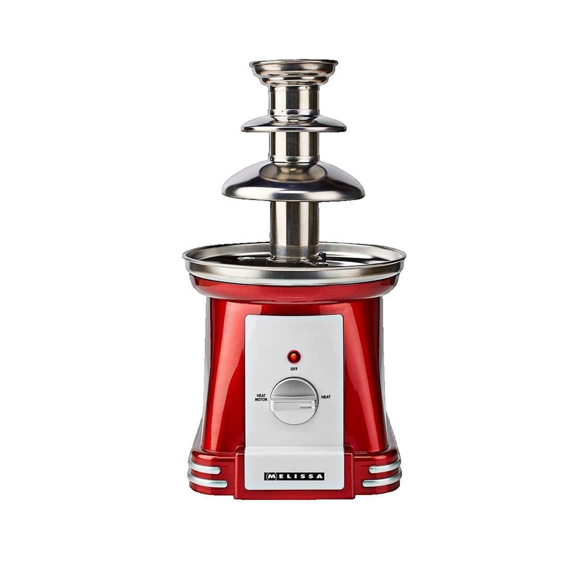 MELISSA Fontaine à chocolat Melissa Rétro 90 W rouge et blanc