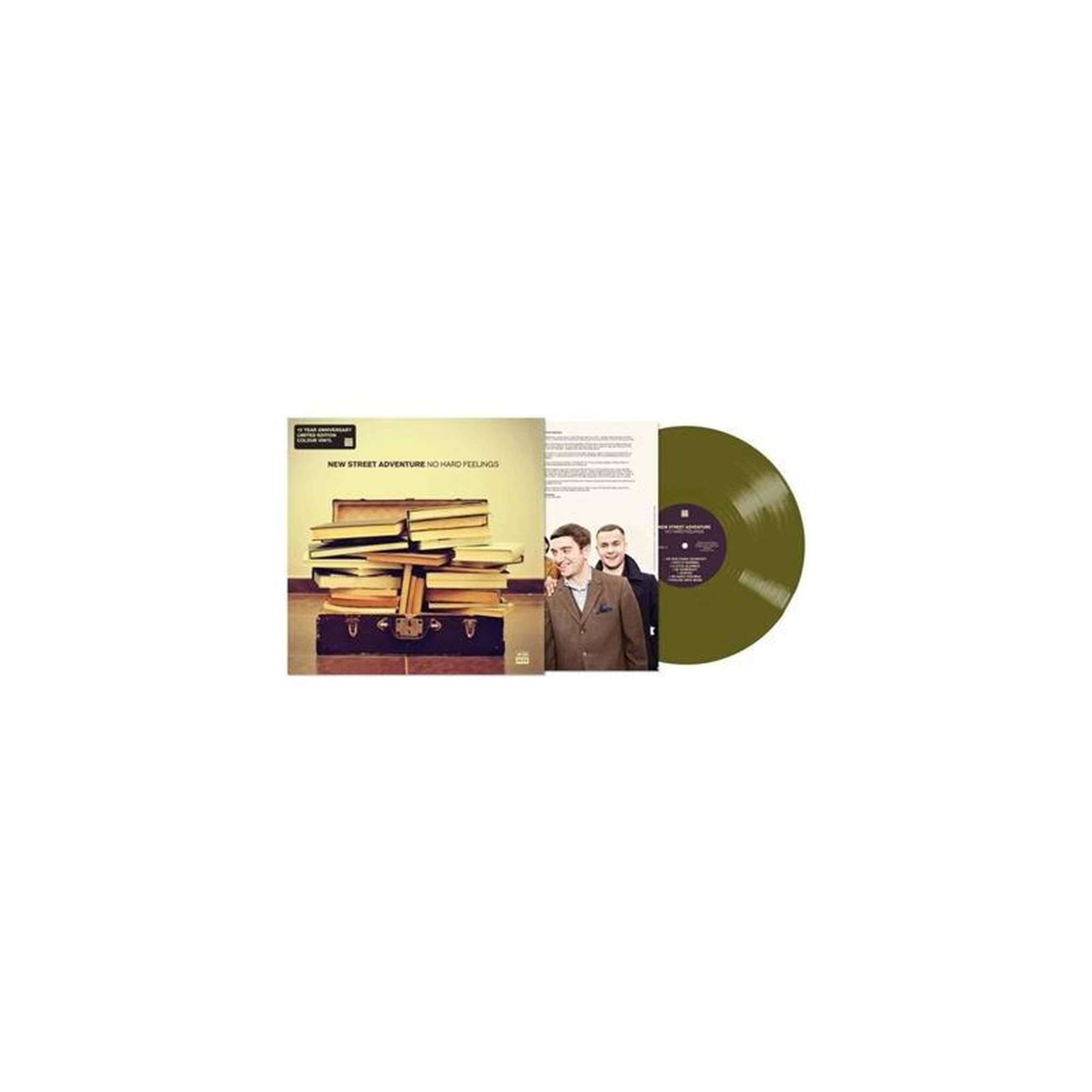Vinyle « no hard feelings » pressage transparent olive green