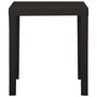 Voir la diapositive 3 : VIDAXL Table de jardin Anthracite 79x65x72 cm Plastique
