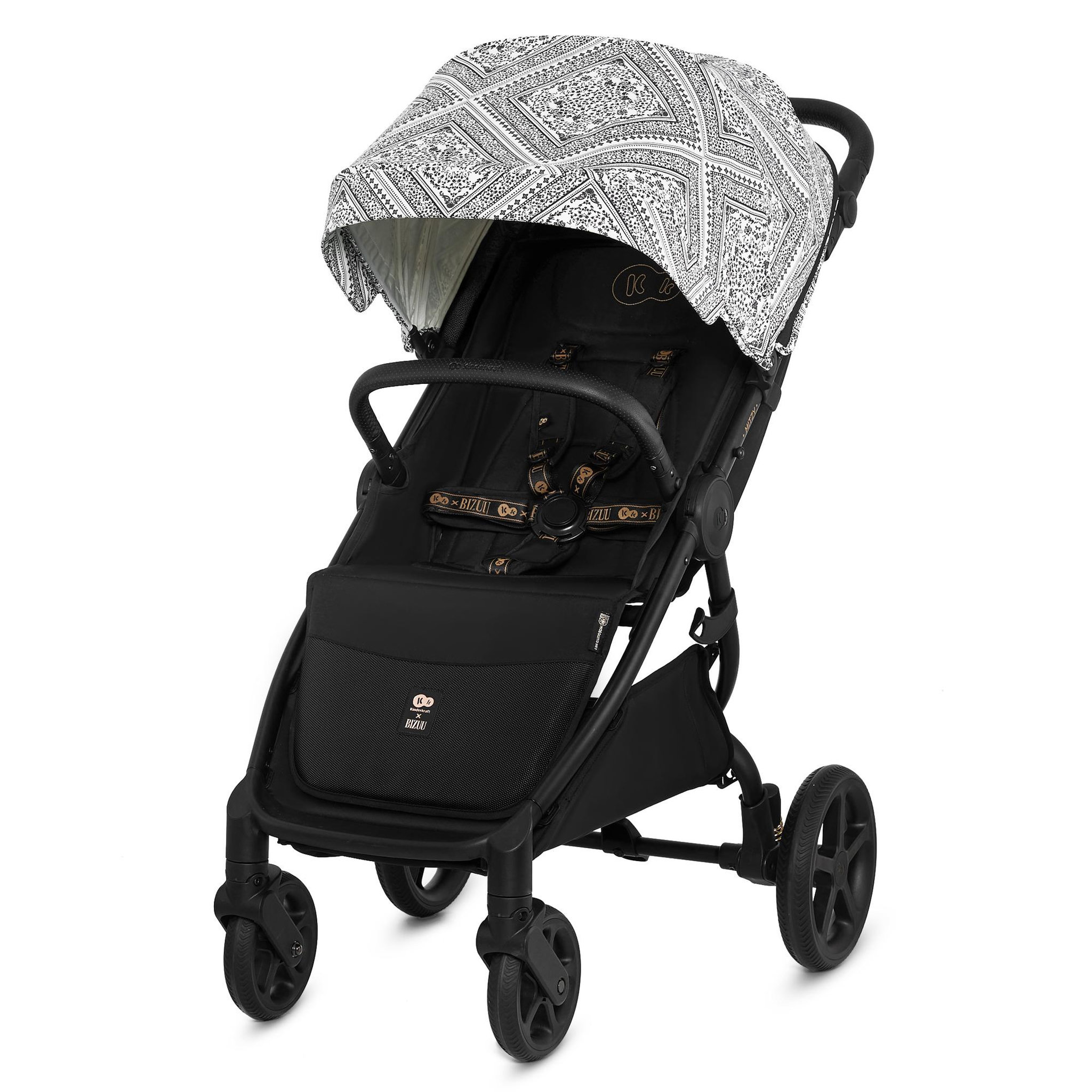 Voir la diapositive 1 : KINDERKRAFT Poussette compacte avec suspension et protection UPF50+ pour bébé