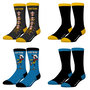 Voir la diapositive 1 : FREEGUN Lot de 4 paires de chaussettes Lucky Luke