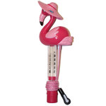 KERLIS Thermomètre piscine flamant rose 28 cm