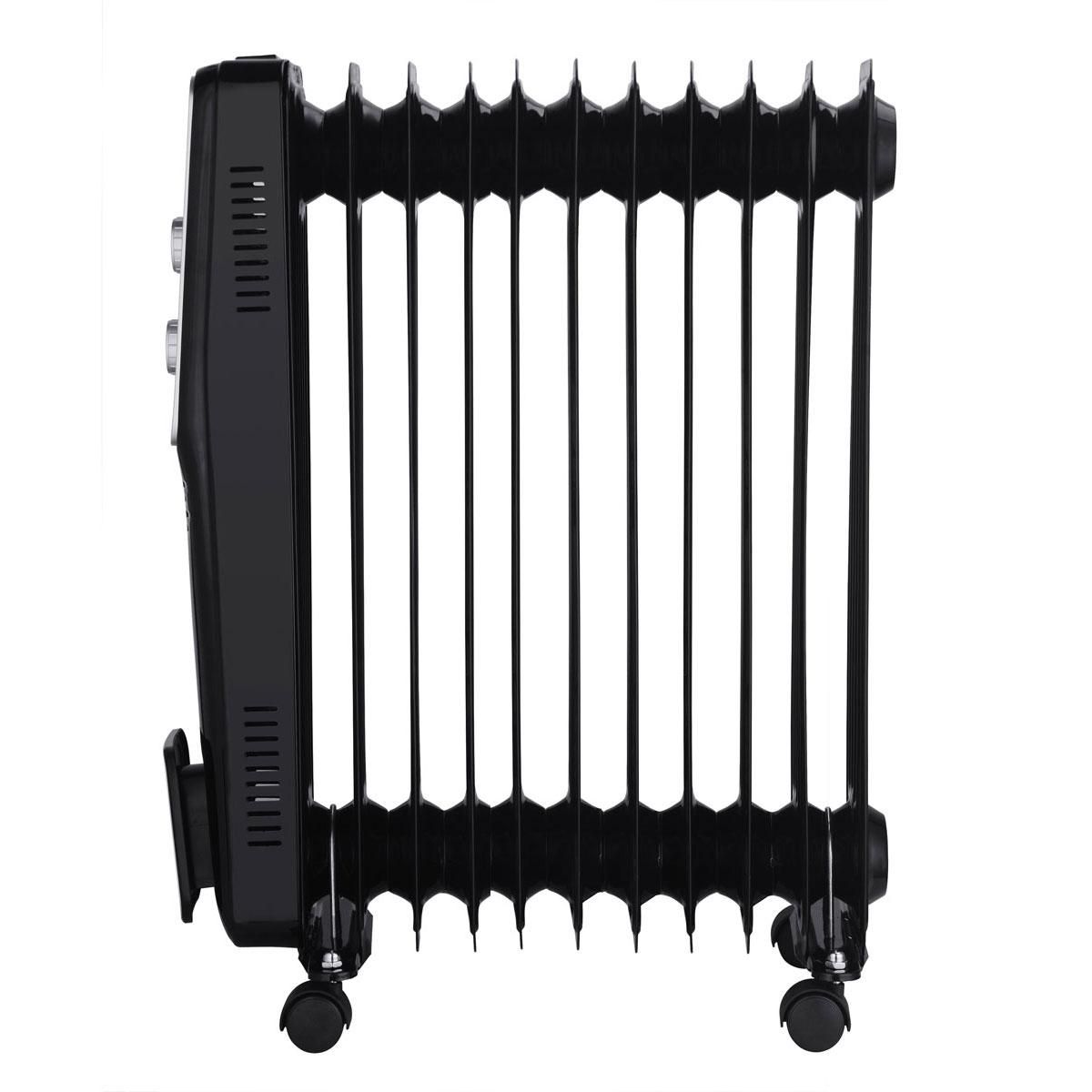 Daewoo Radiateur à bain d'huile 2500w noir - DOH-4911M.BLACK