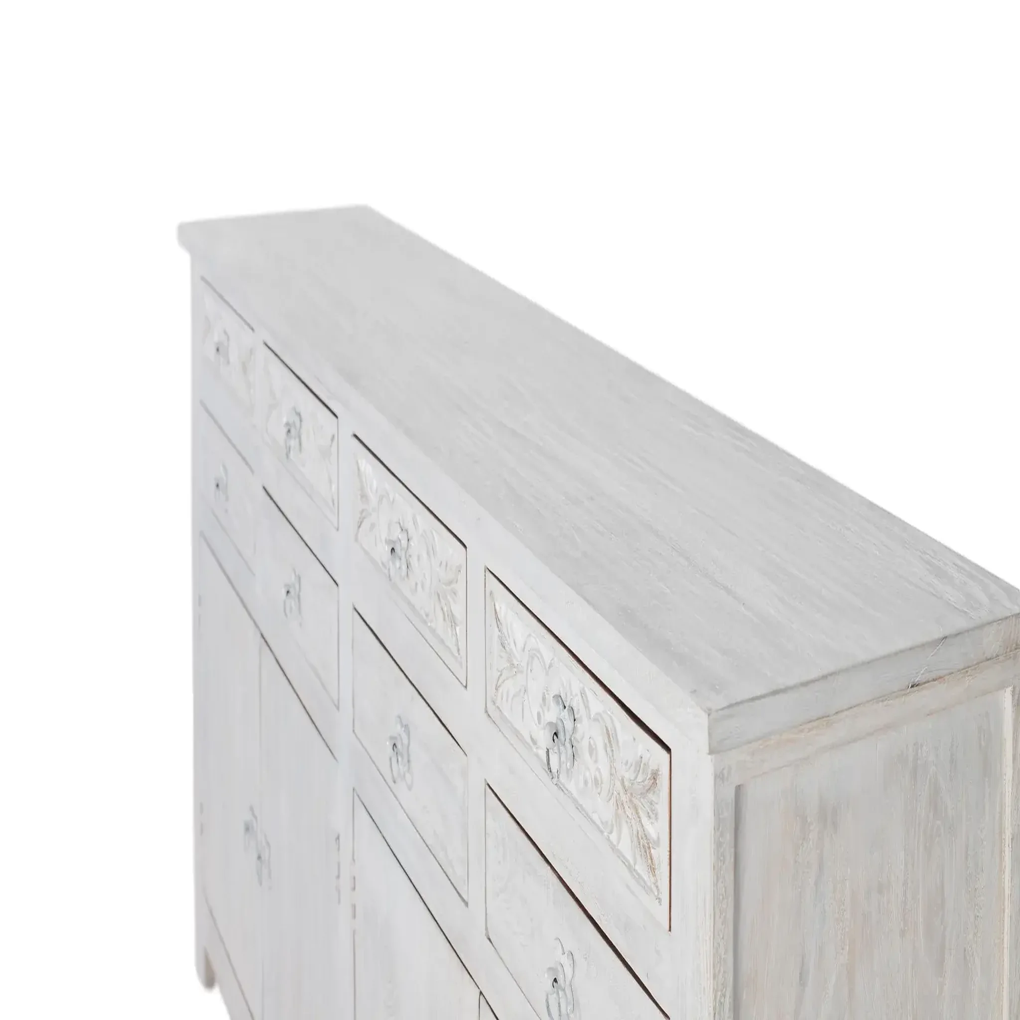 Voir la diapositive 2 : GINER Y COLOMER SL Buffet en bois de manguier 200cm style méditerranéen moderne