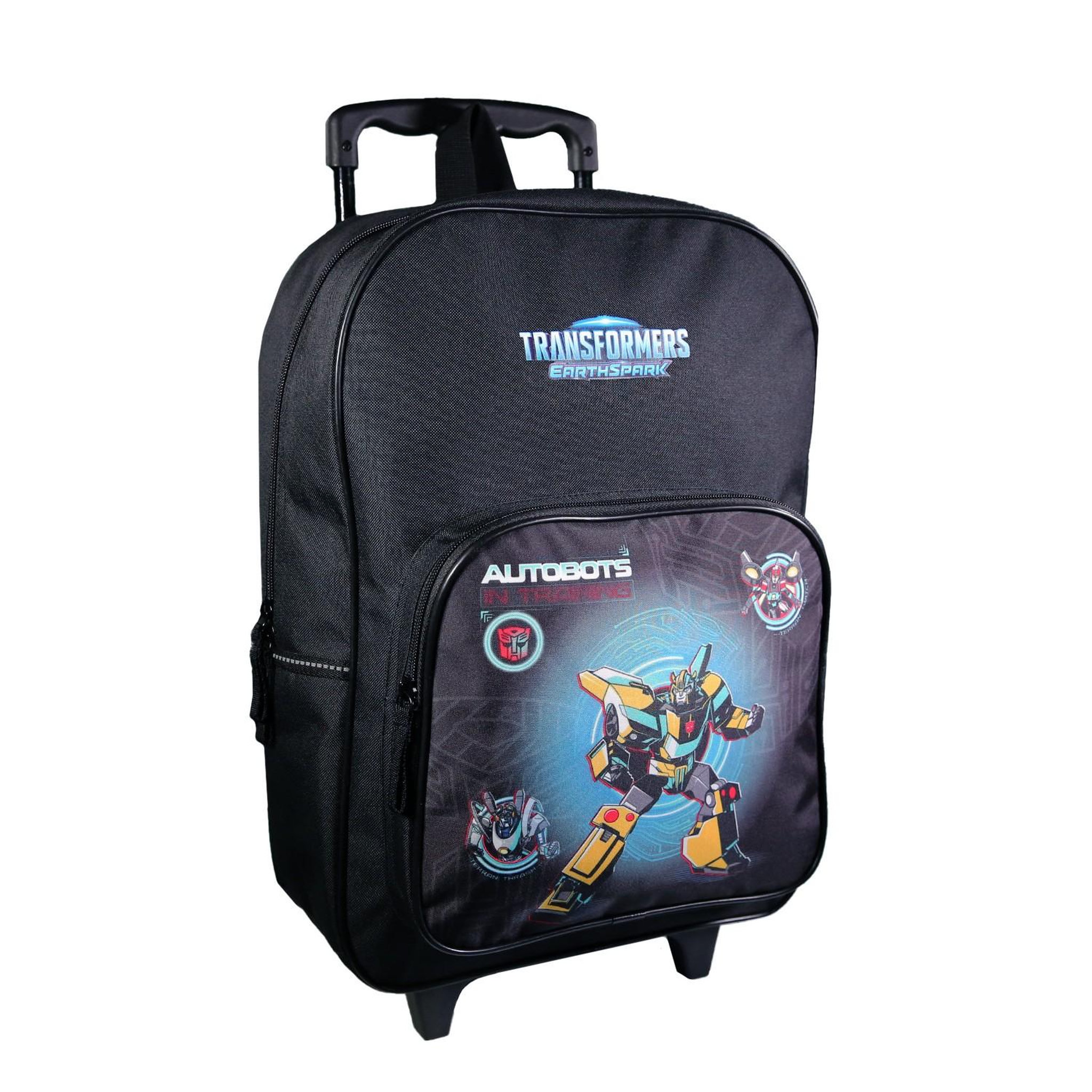 Voir la diapositive 2 : Bagtrotter Sac à dos à roulettes Transformers Noir