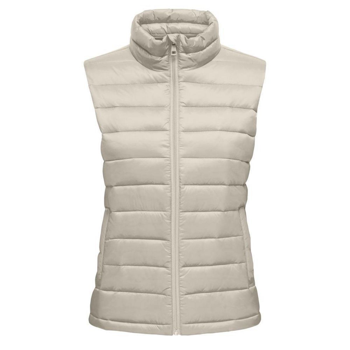 Only Doudoune sans manches Ecru Femme Only Molly