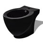 Voir la diapositive 1 : VIDAXL Bidet rond a poser en ceramique sanitaire noir