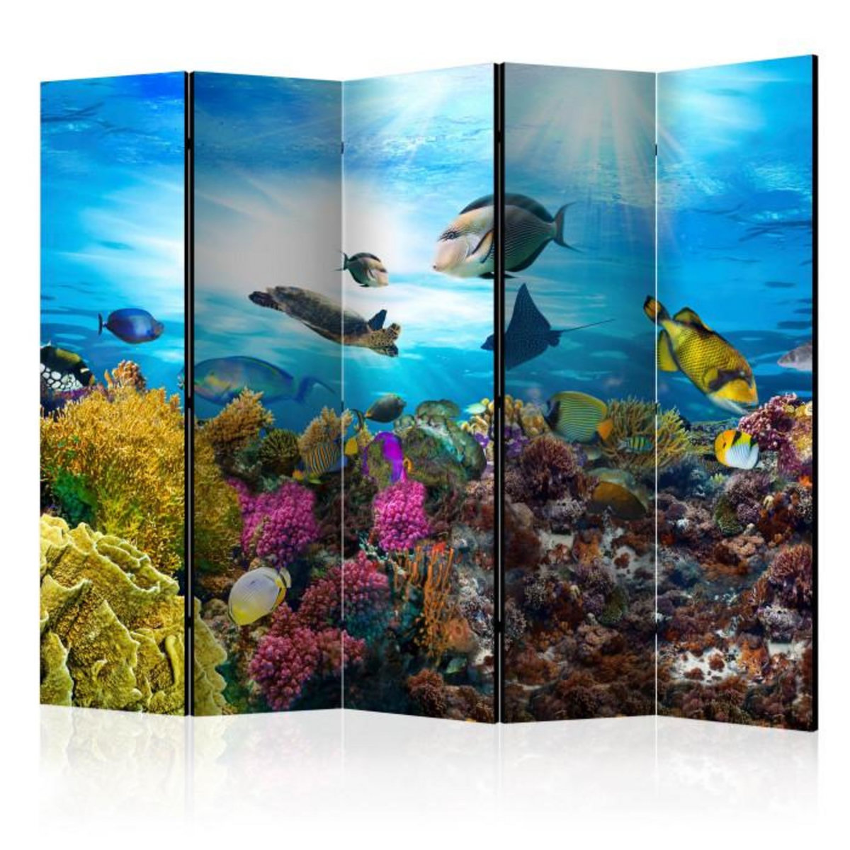 Paris Prix Paravent 5 Volets  Coral Reef  172x225cm