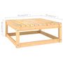 Voir la diapositive 6 : VIDAXL Salon de jardin 11 pcs bois de pin massif