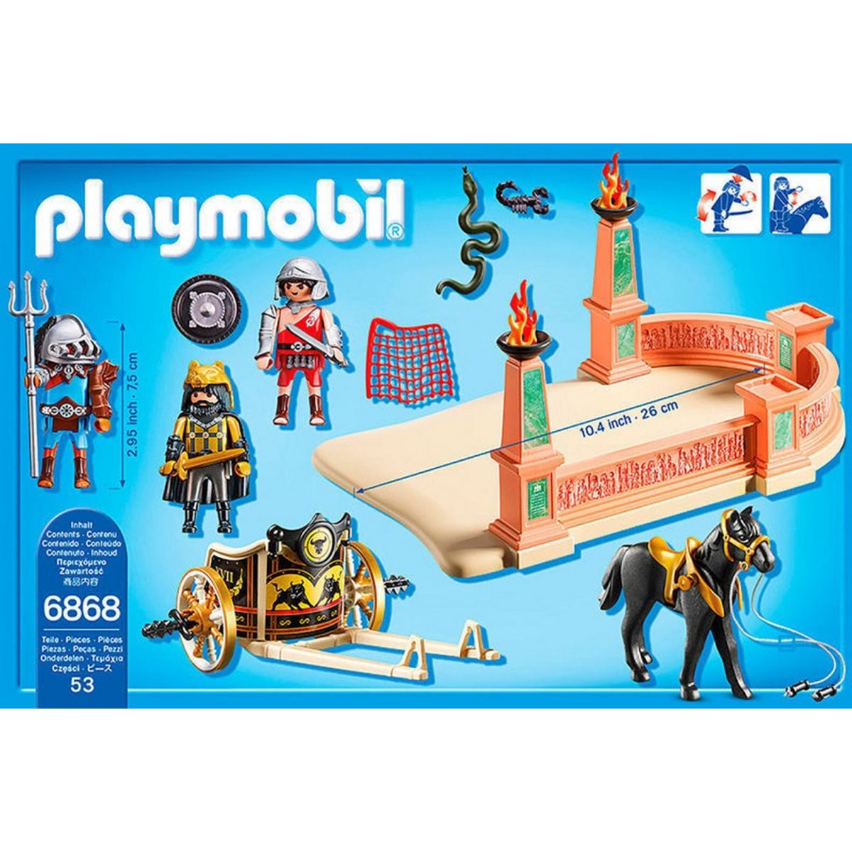 PLAYMOBIL 6868 - History - Starter Set "Combat de gladiateurs"