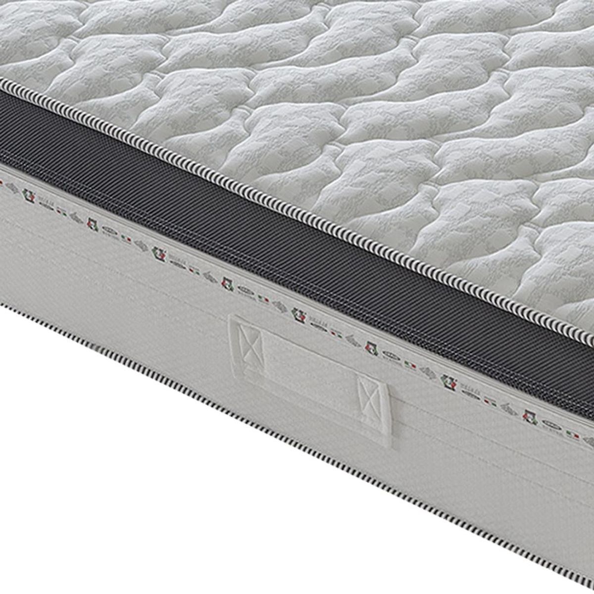 ILOVESLEEP Matelas Ressorts Ensachés POSITANO - Accueil Mémoire De Forme - Epaisseur 28 Cm