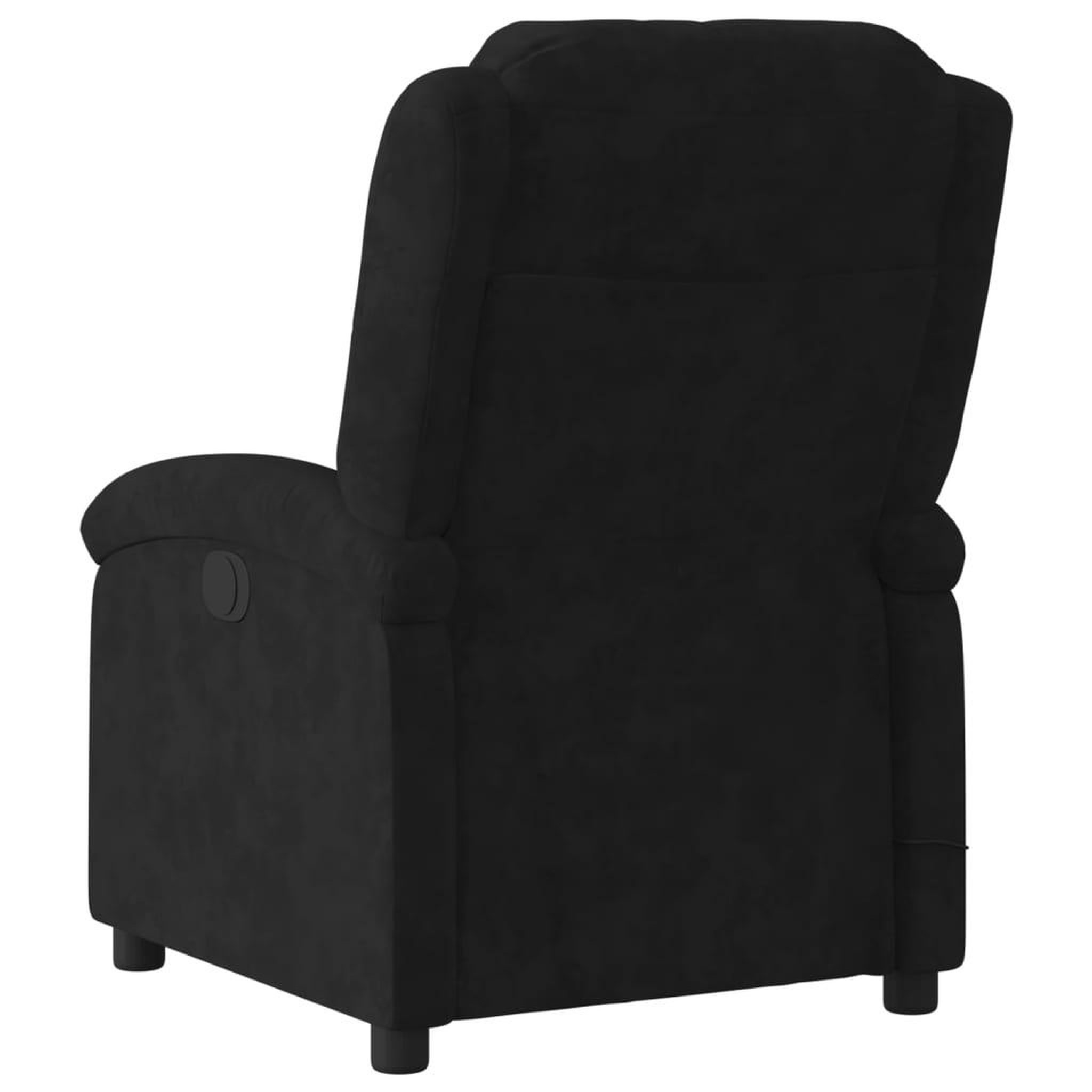 Voir la diapositive 5 : VIDAXL Fauteuil inclinable noir velours