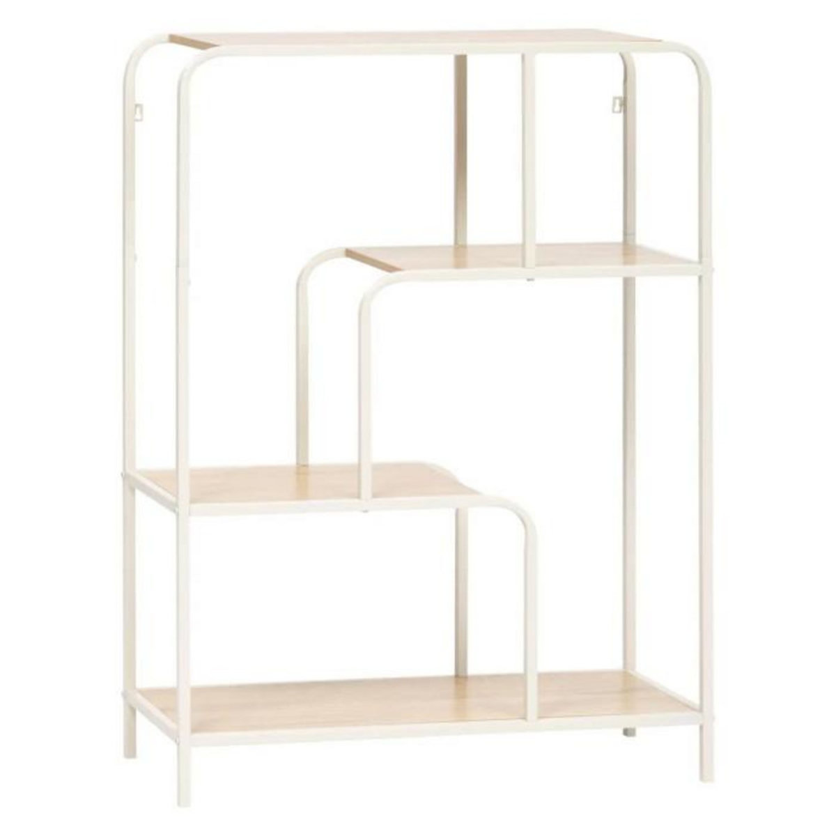 FIVE Étagère 4 Niveaux  Curvy  101cm Naturel