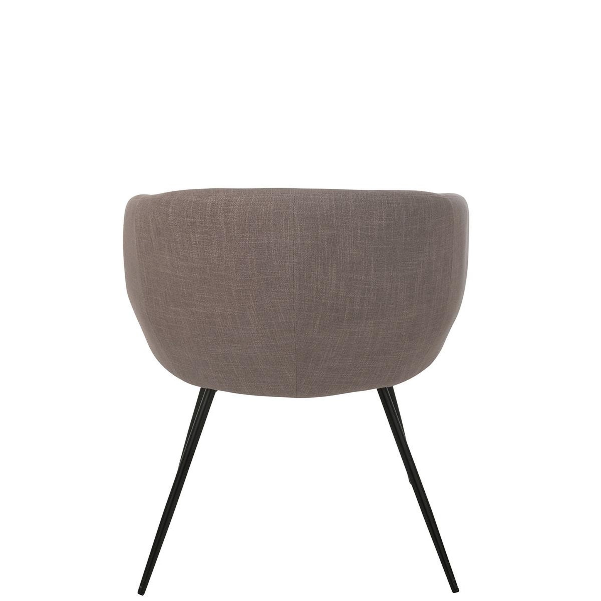 Voir la diapositive 4 : J-LINE Chaise design  wales  75cm taupe