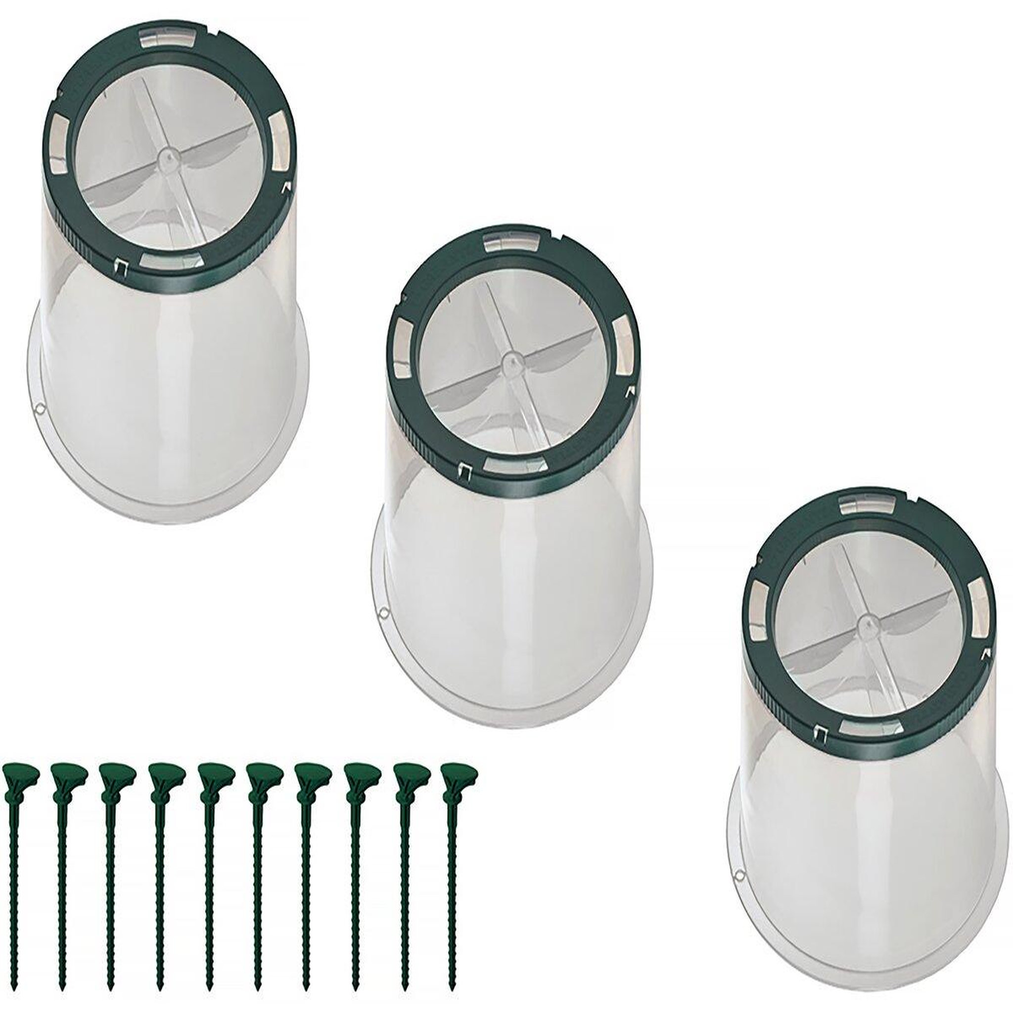 Voir la diapositive 2 : Habitat et Jardin Kit de 3 cloches de culture  Sunny
