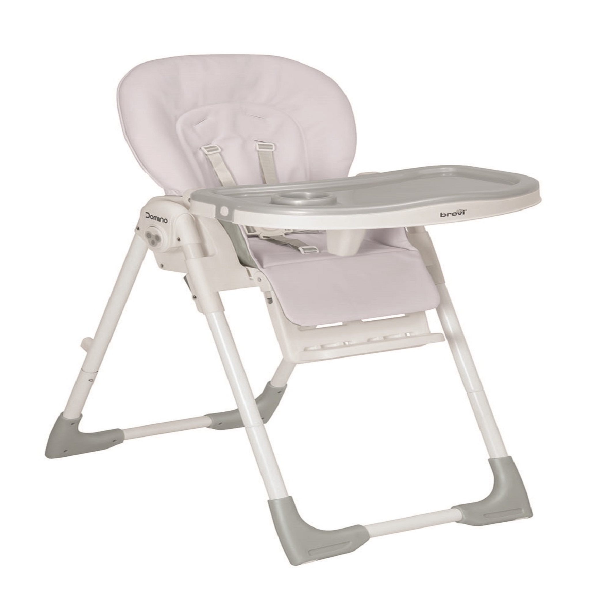 Voir la diapositive 1 : BREVI Chaise haute multipositions Domino