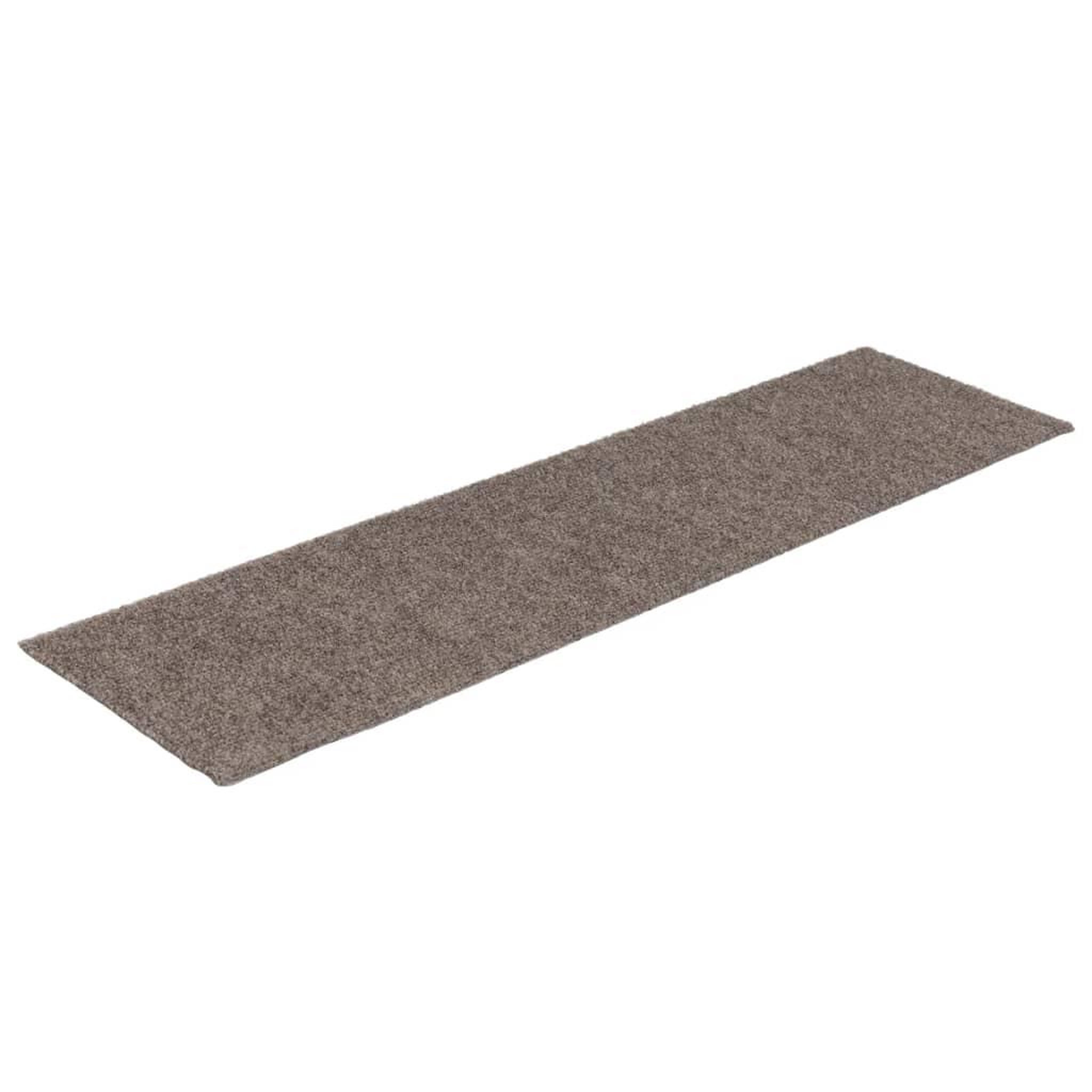 Voir la diapositive 3 : VIDAXL Tapis d'escalier autocollants Rectangulaire 15pcs 76x20cm Creme