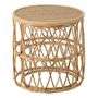Voir la diapositive 3 : Paris Prix Lot de 2 Tables Gigognes en Rotin  Vague  50cm Naturel